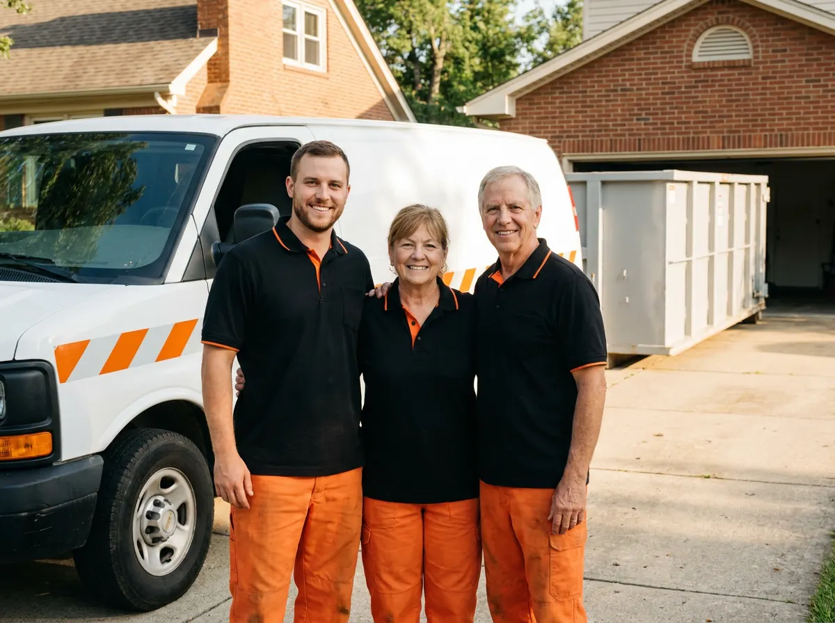 Max Haul Dumpster Rental dumpster rental team in Columbus, OH